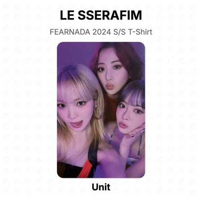 LE SSERAFIM FEARNADA 2024 S/S T-Shirt Official Photocard