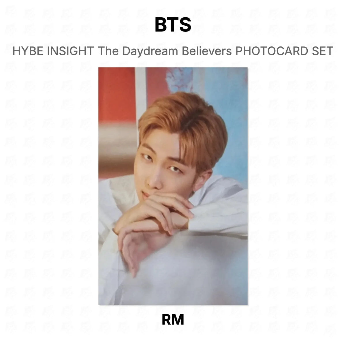 BTS HYBE INSIGHT The Daydream Believers PHOTOCARD SET photocard oficial