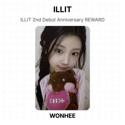 ILLIT 2nd Debut Anniversary REWARD Official Photocard