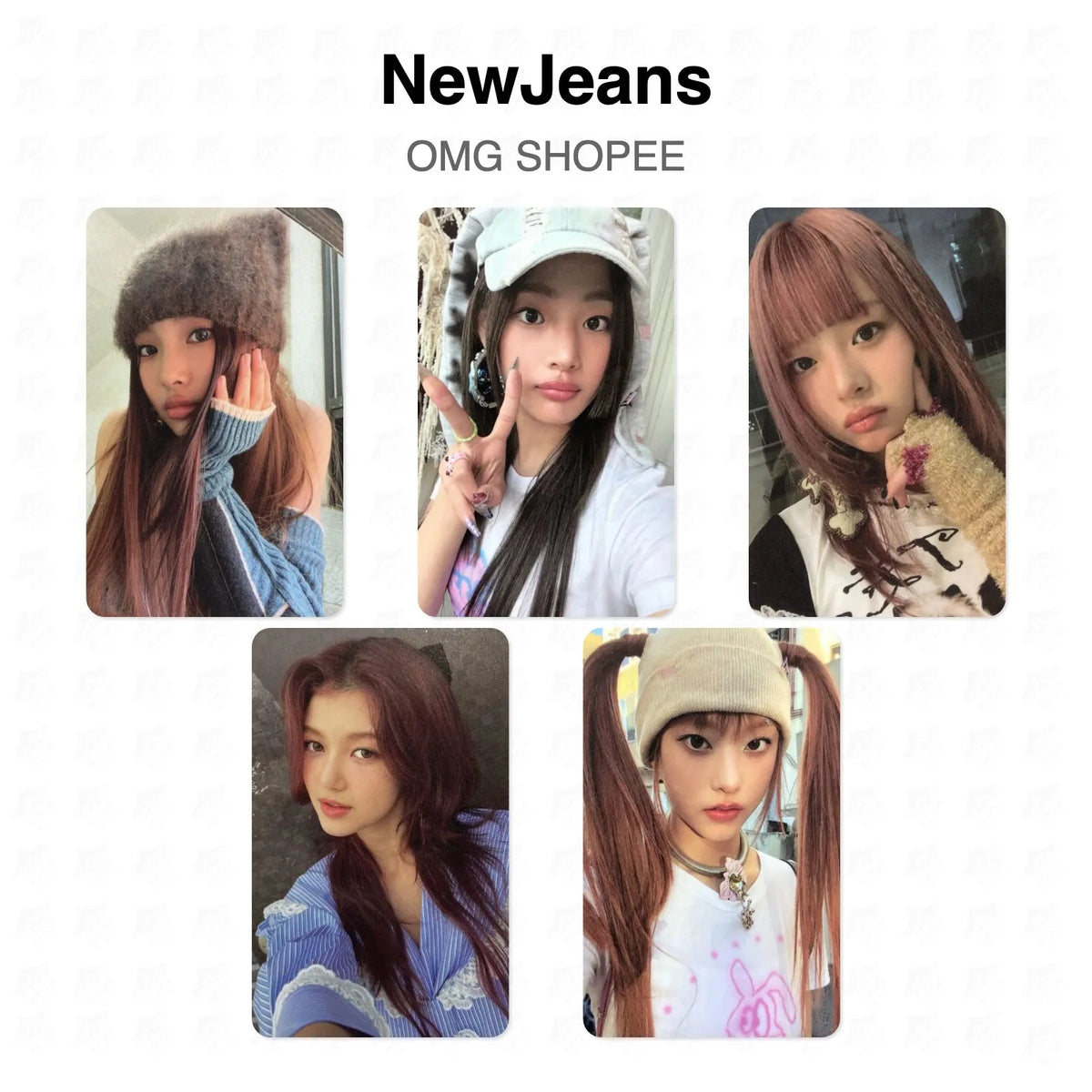NewJeans OMG SHOPEE Official Photocard