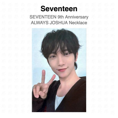 Seventeen 9th Anniversary ALWAYS JOSHUA Necklace Official Photocard