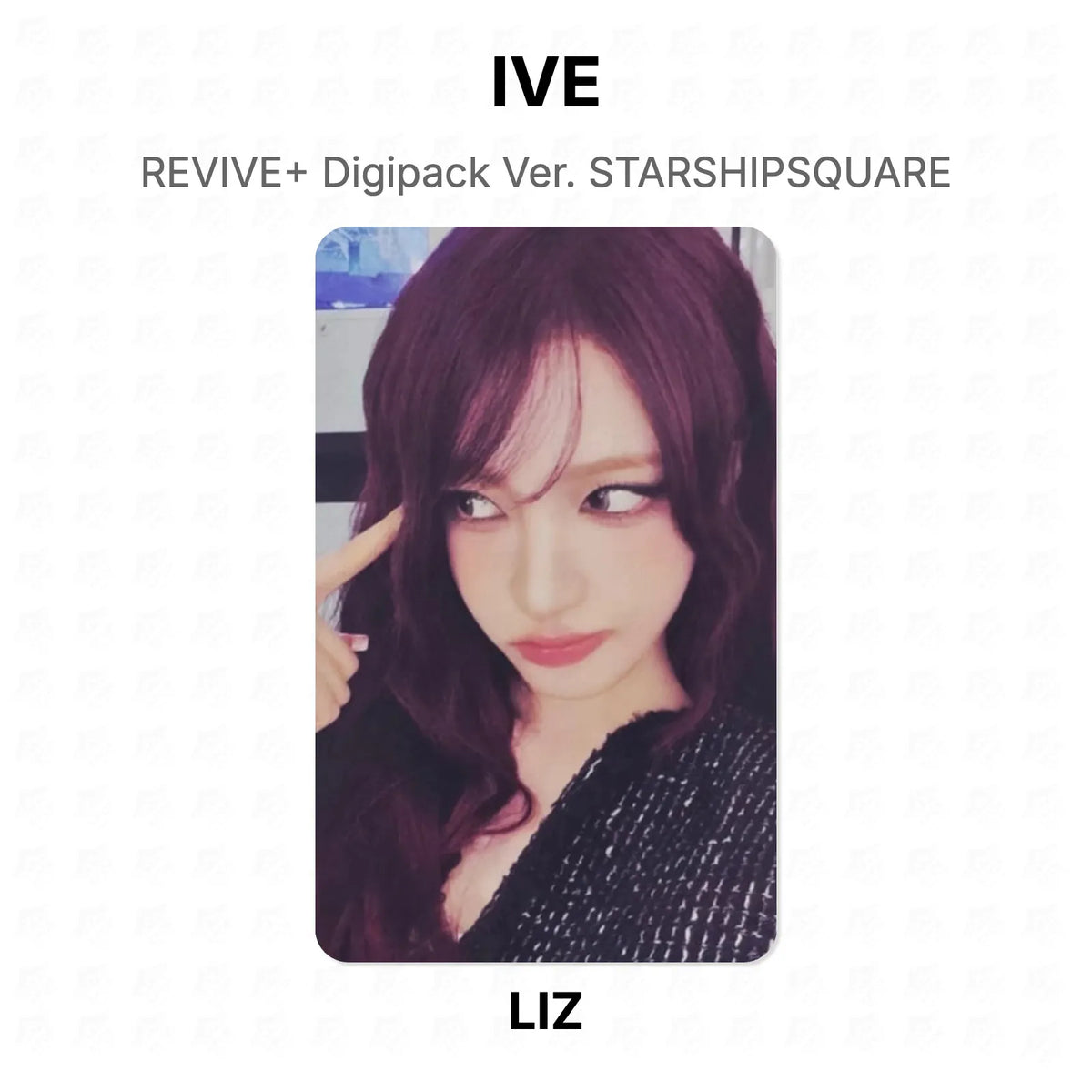 IVE REVIVE+ Digipack Ver. STARSHIPSQUARE Official Photocard