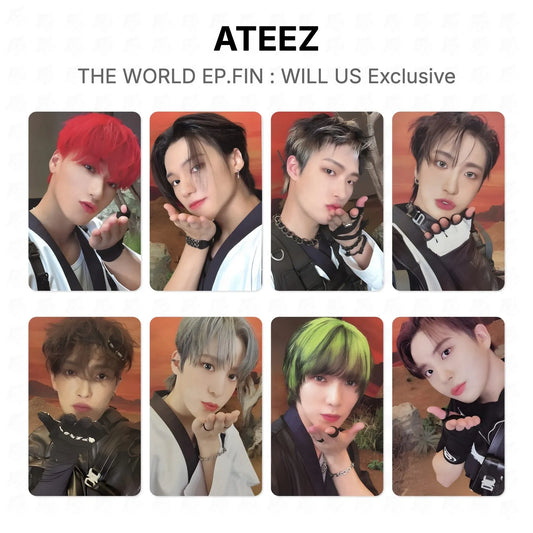 ATEEZ THE WORLD EP.FIN : WILL US Exclusive Official Photocard