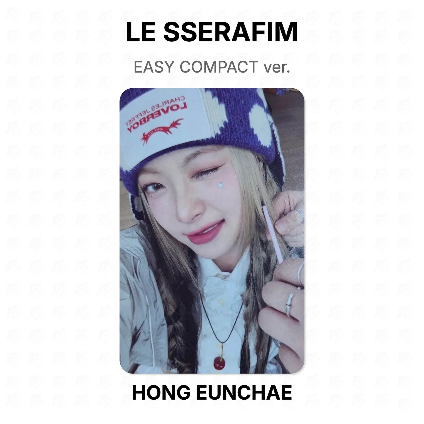 LE SSERAFIM EASY COMPACT ver. Official Photocard