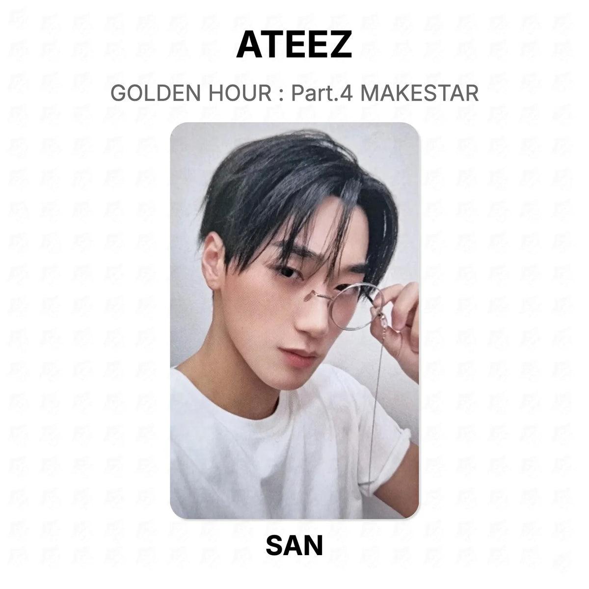 ATEEZ GOLDEN HOUR : Part.4 MAKESTAR Official Photocard