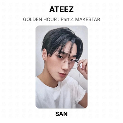 ATEEZ GOLDEN HOUR : Part.4 MAKESTAR Official Photocard