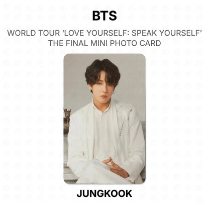 BTS WORLD TOUR ‘LOVE YOURSELF: SPEAK YOURSELF’ THE FINAL MINI PHOTO CARD photocard oficial