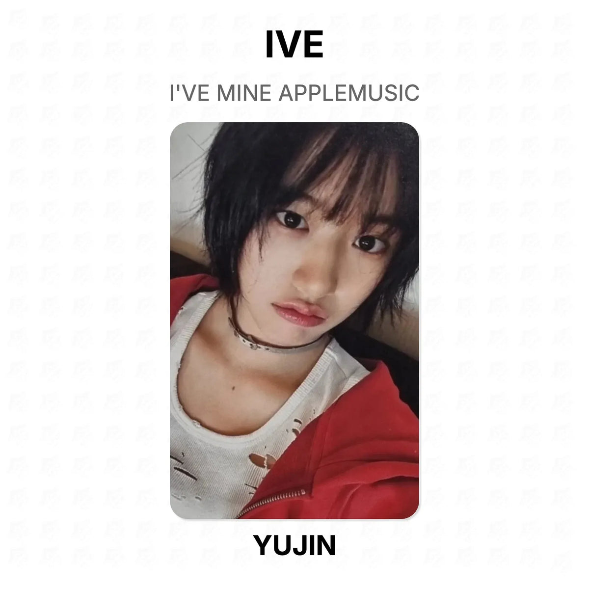 IVE I'VE MINE APPLEMUSIC Official Photocard