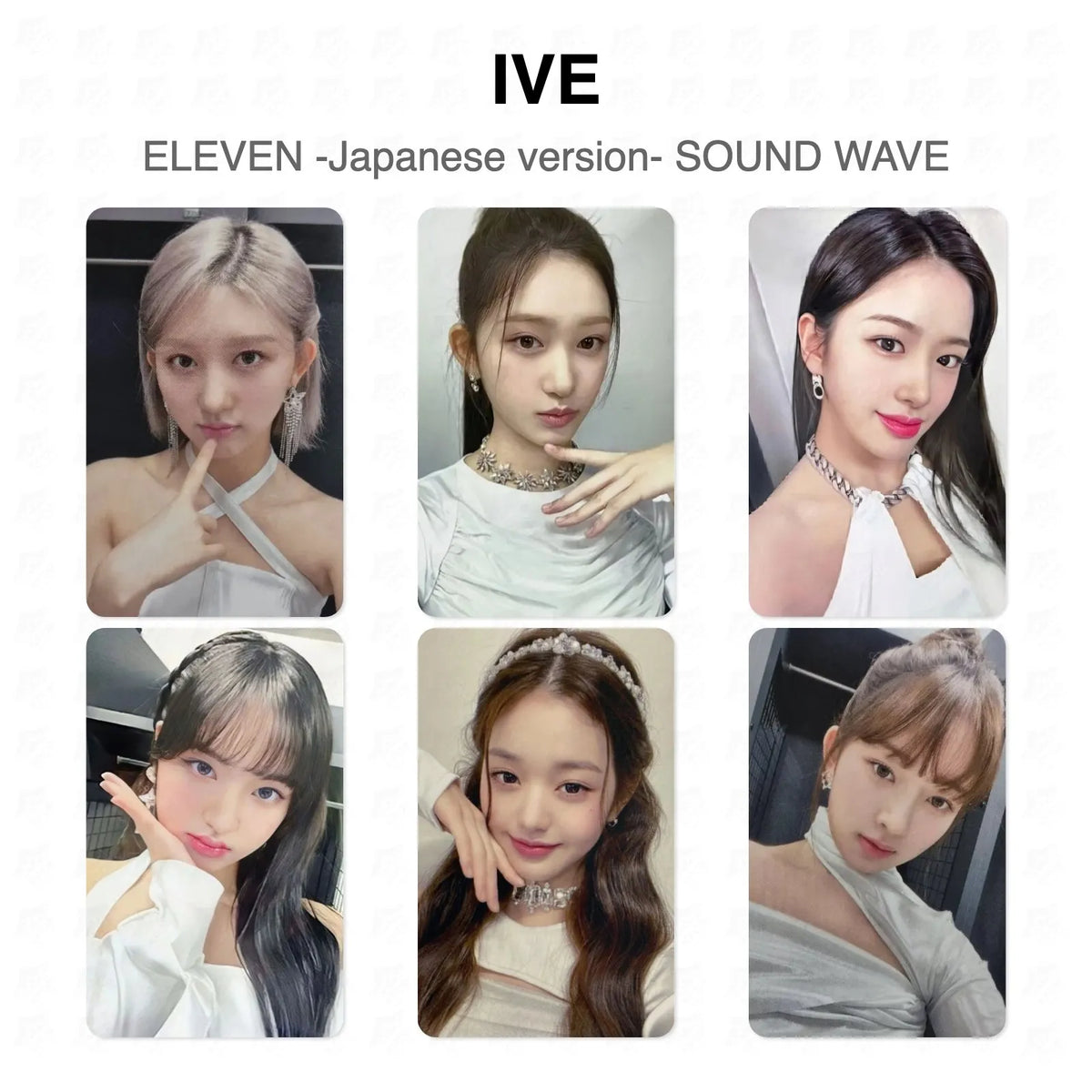IVE ELEVEN -Japanese version- SOUND WAVE Official Photocard