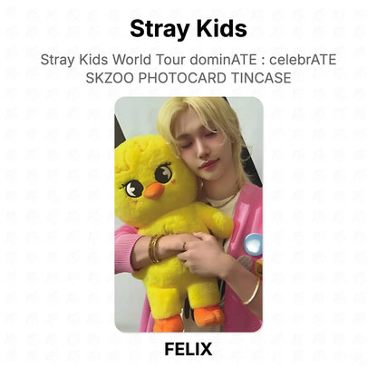 Stray Kids World Tour dominATE : celebrATE SKZOO PHOTOCARD TINCASE Official Photocard