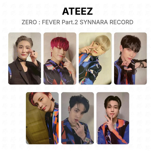 ATEEZ ZERO : FEVER Part.2 SYNNARA RECORD Official Photocard