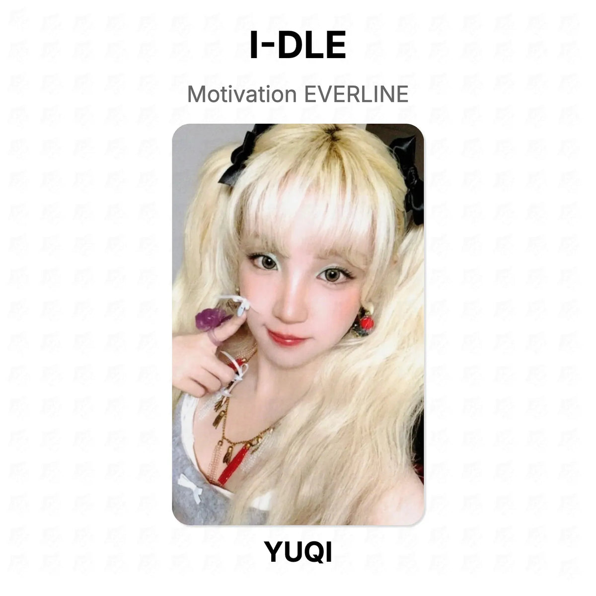 I-DLE Motivation EVERLINE Official Photocard