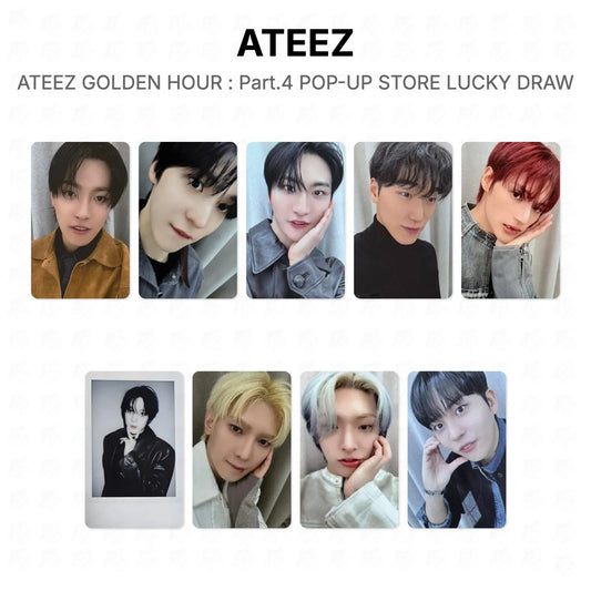 ATEEZ GOLDEN HOUR : Part.4 POP-UP STORE LUCKY DRAW Official Photocard