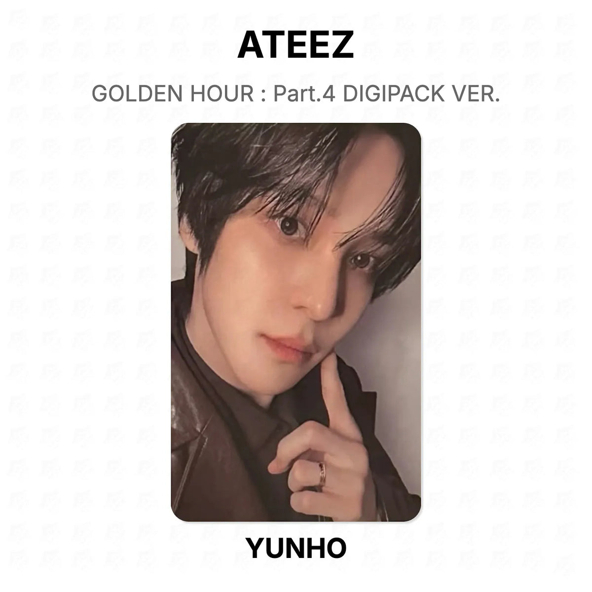 ATEEZ GOLDEN HOUR : Part.4 DIGIPACK VER. Official Photocard