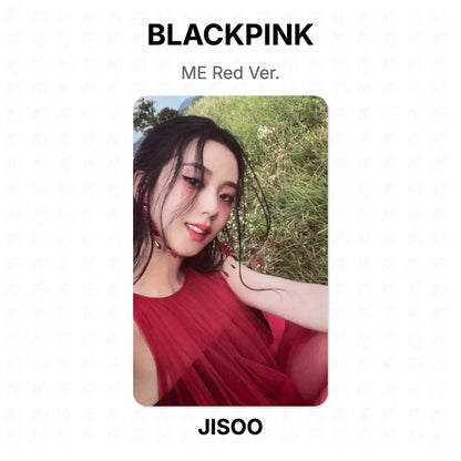 BLACKPINK ME Red Ver. Official Photocard