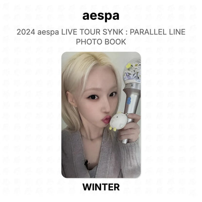aespa 2024 aespa LIVE TOUR SYNK : PARALLEL LINE PHOTO BOOK Official Photocard