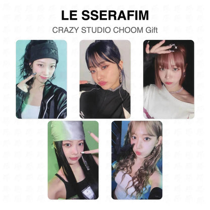 LE SSERAFIM CRAZY STUDIO CHOOM Gift Official Photocard