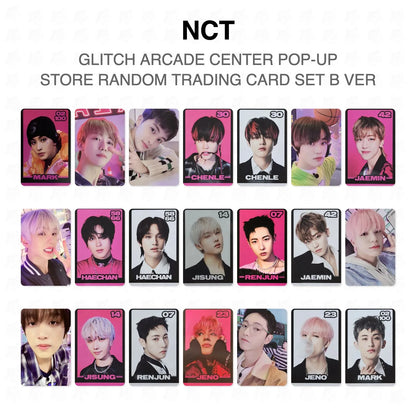 NCT GLITCH ARCADE CENTER POP-UP STORE RANDOM TRADING CARD SET B VER Official Photocard
