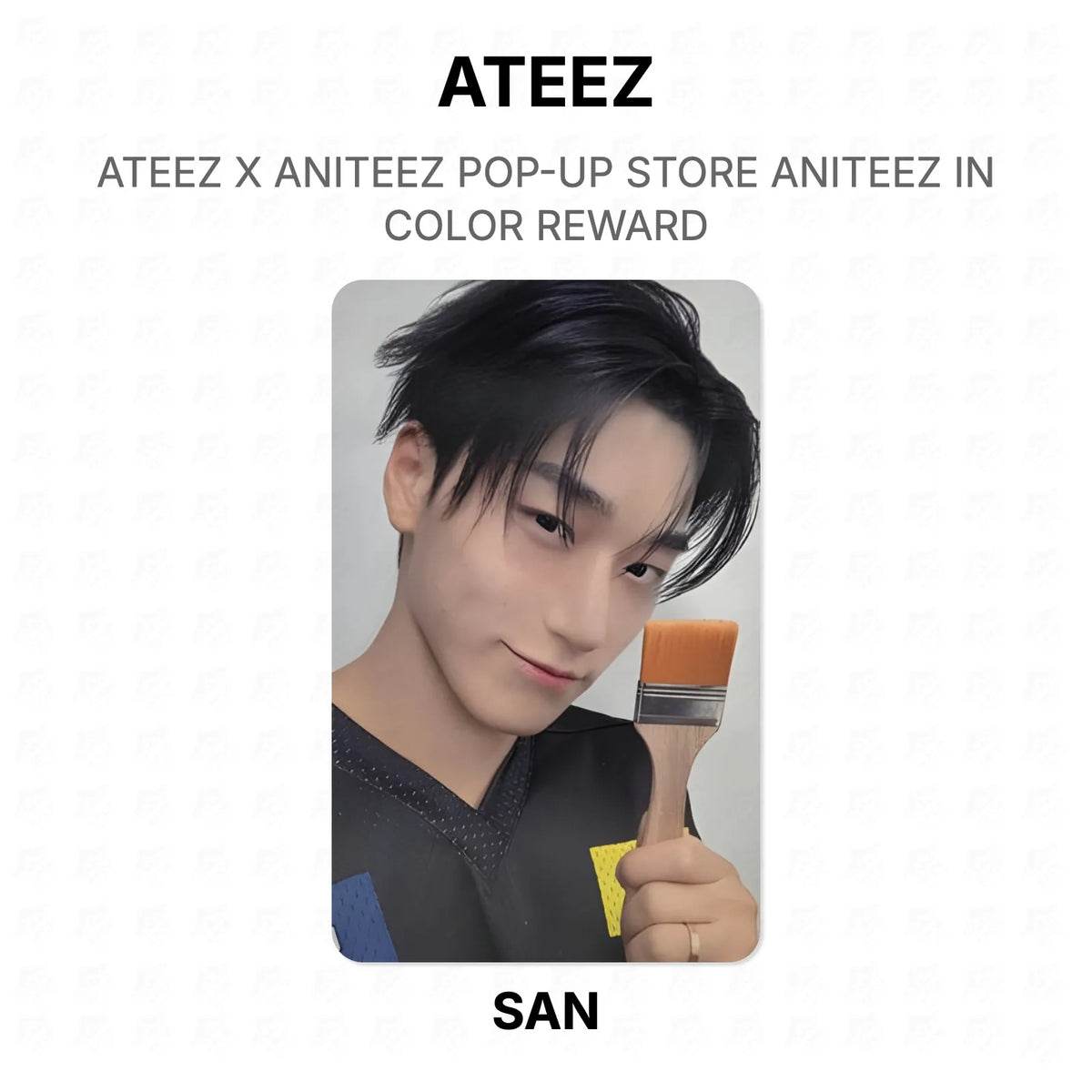 ATEEZ X ANITEEZ POP-UP STORE ANITEEZ IN COLOR REWARD Official Photocard