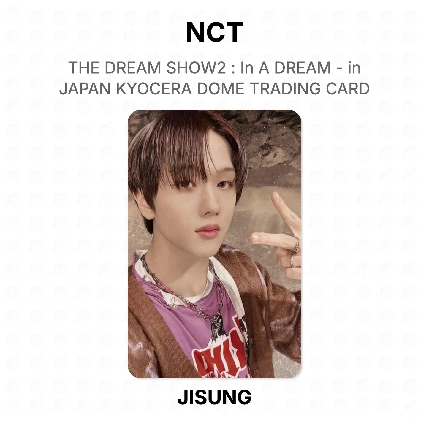 NCT THE DREAM SHOW2 : In A DREAM - in JAPAN KYOCERA DOME TRADING CARD Official Photocard