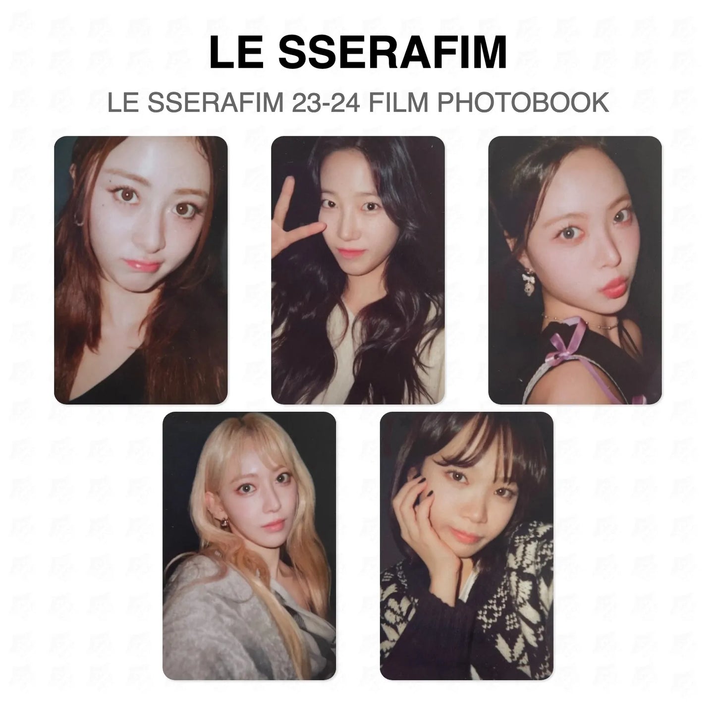 LE SSERAFIM 23-24 FILM PHOTOBOOK Official Photocard
