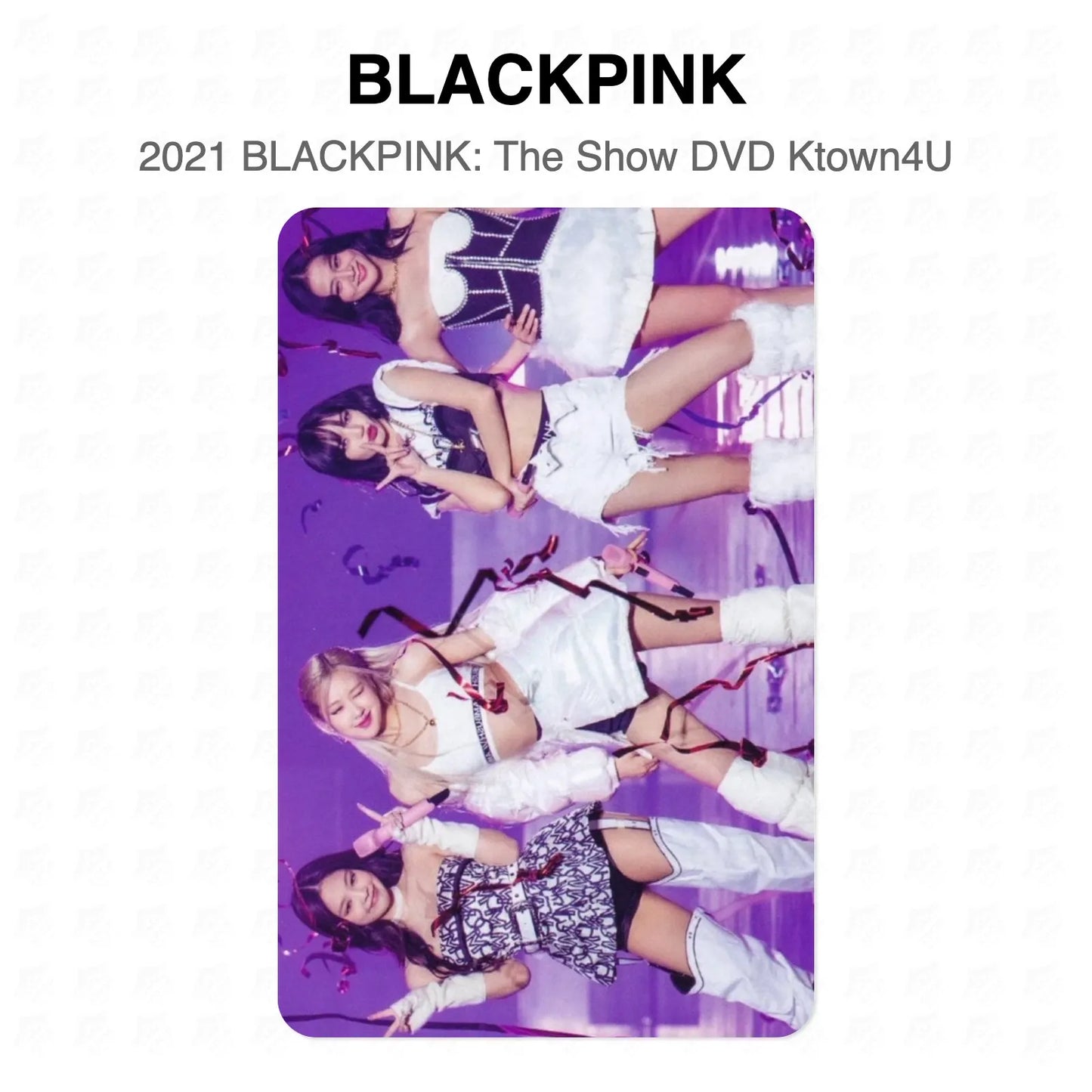 BLACKPINK 2021 BLACKPINK: The Show DVD Ktown4U Official Photocard