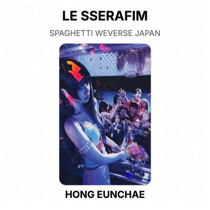 LE SSERAFIM SPAGHETTI WEVERSE JAPAN Official Photocard