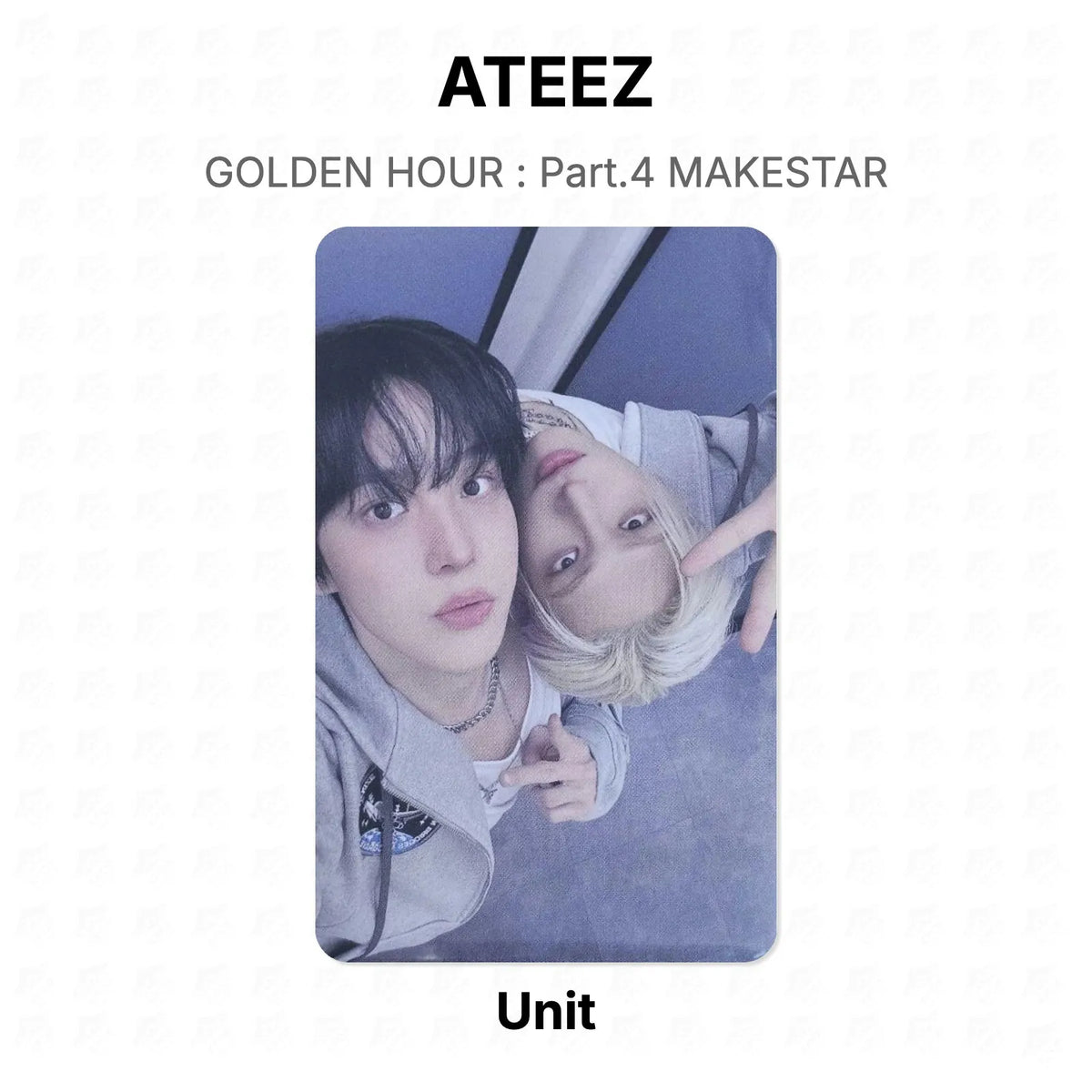 ATEEZ GOLDEN HOUR : Part.4 MAKESTAR Official Photocard