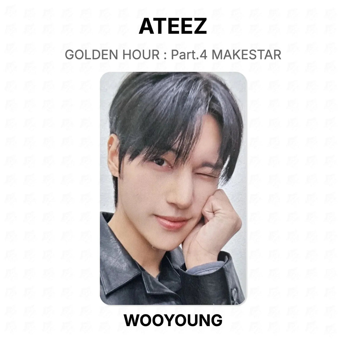 ATEEZ GOLDEN HOUR : Part.4 MAKESTAR Official Photocard