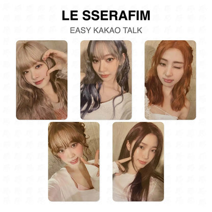 LE SSERAFIM EASY KAKAO TALK Official Photocard