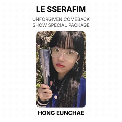 LE SSERAFIM UNFORGIVEN COMEBACK SHOW SPECIAL PACKAGE Official Photocard