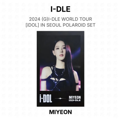 I-DLE 2024 (G)I-DLE WORLD TOUR [iDOL] IN SEOUL POLAROID SET Official Photocard