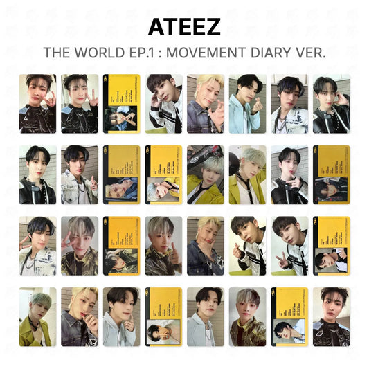 ATEEZ THE WORLD EP.1 : MOVEMENT DIARY VER. Official Photocard