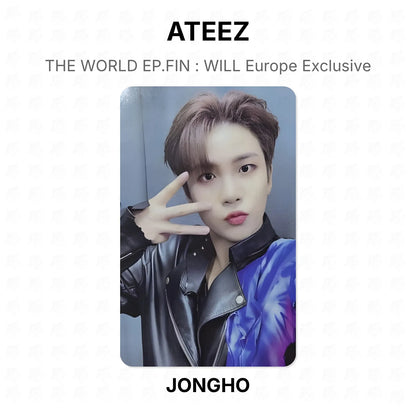 ATEEZ THE WORLD EP.FIN : WILL Europe Exclusive Official Photocard