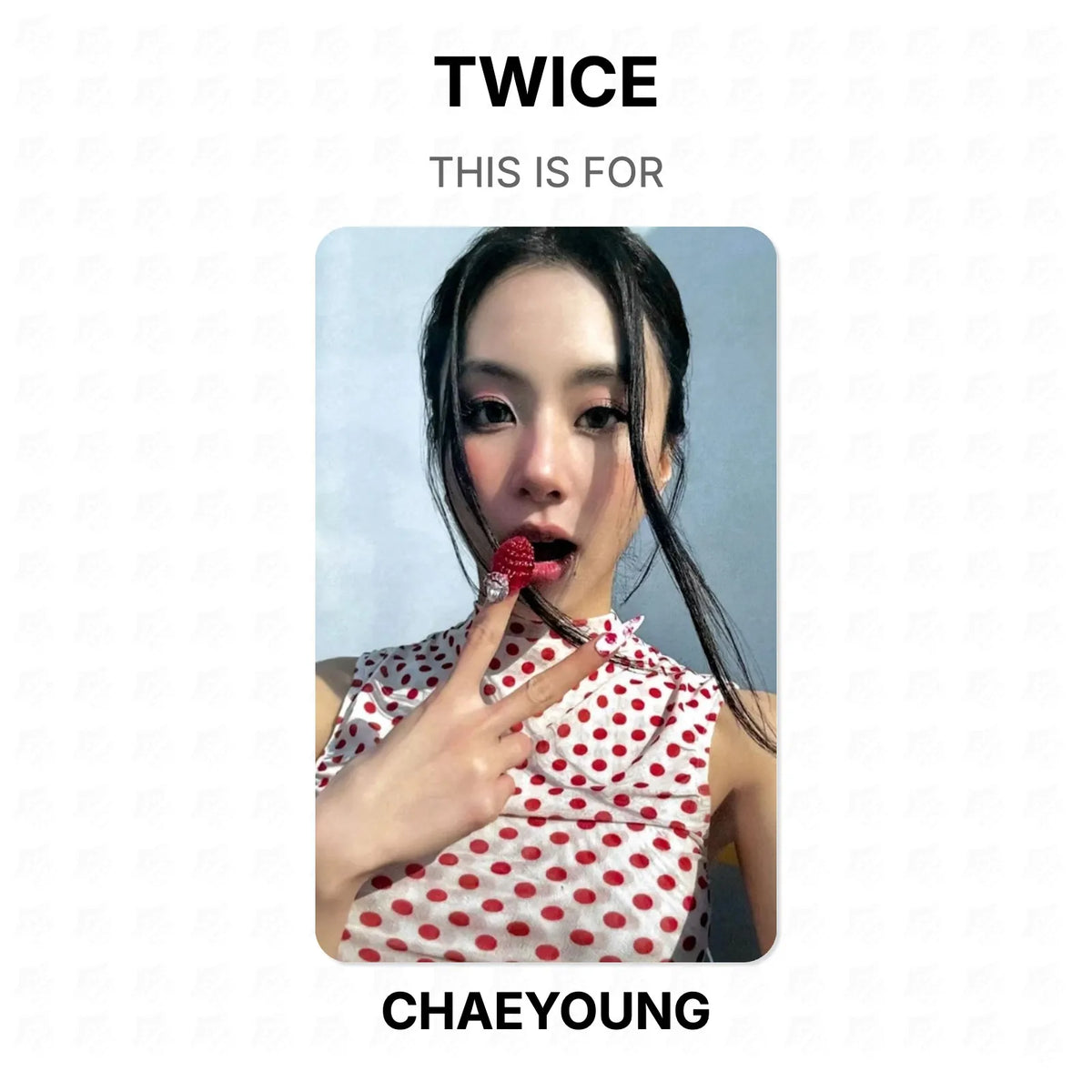 TWICE THIS IS FOR Official Photocard