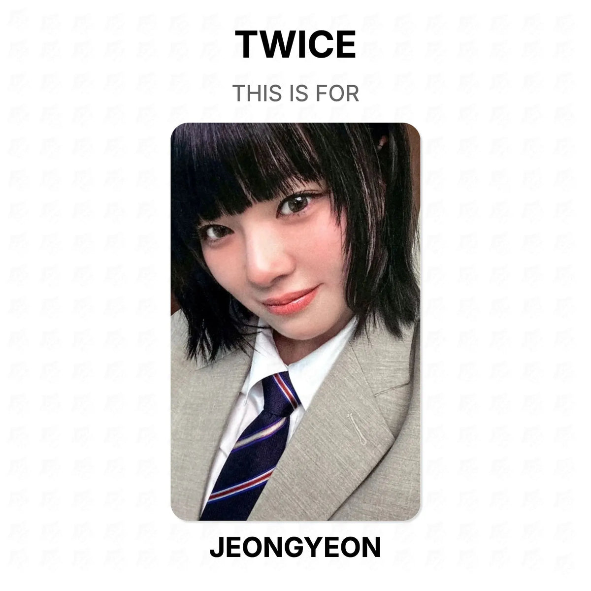 TWICE THIS IS FOR Official Photocard