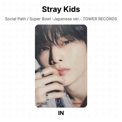 Stray Kids Social Path / Super Bowl -Japanese ver.- TOWER RECORDS Official Photocard