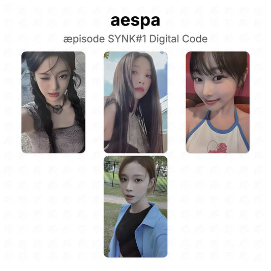 aespa æpisode SYNK#1 Digital Code Official Photocard