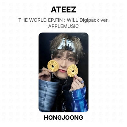 ATEEZ THE WORLD EP.FIN : WILL Digipack ver. APPLEMUSIC Official Photocard