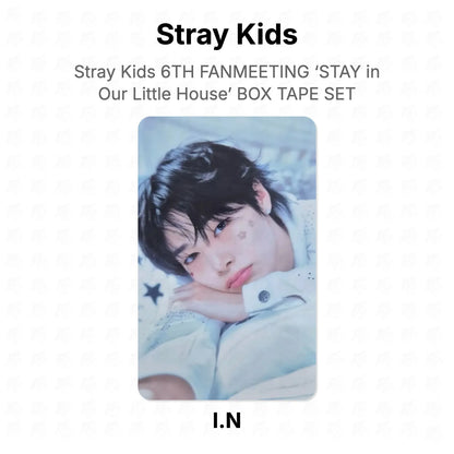 Stray Kids 6TH FANMEETING ‘STAY in Our Little House’ BOX TAPE SET Official Photocard