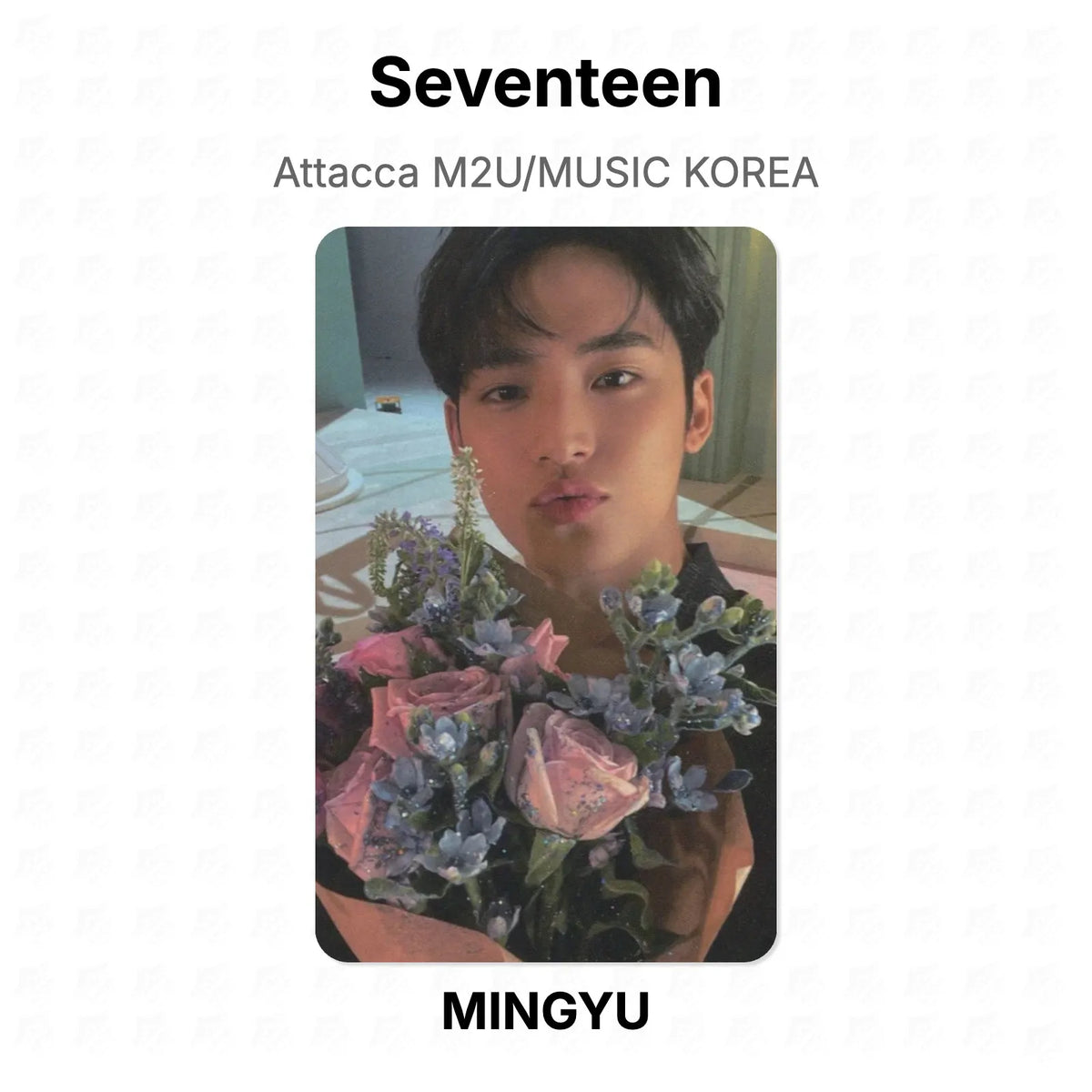 Seventeen Attacca M2U/MUSIC KOREA Official Photocard