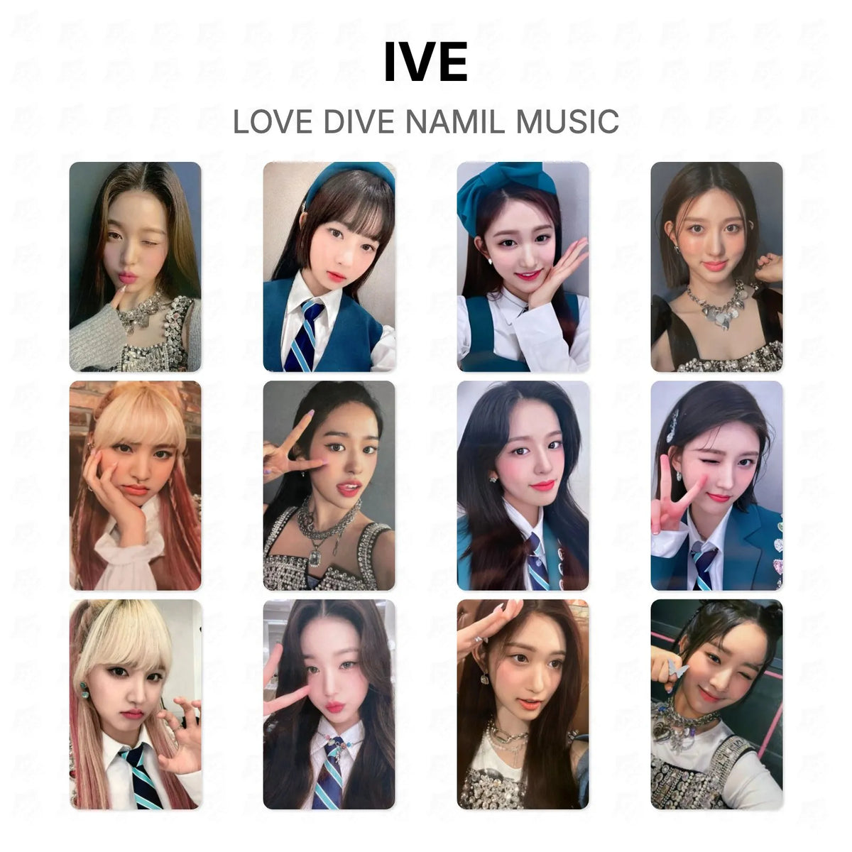 IVE LOVE DIVE NAMIL MUSIC Official Photocard