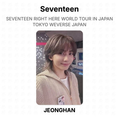 Seventeen RIGHT HERE WORLD TOUR IN JAPAN TOKYO WEVERSE JAPAN Official Photocard