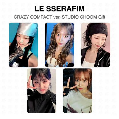 LE SSERAFIM CRAZY COMPACT ver. STUDIO CHOOM Gift Official Photocard