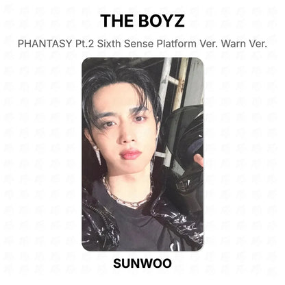 THE BOYZ PHANTASY Pt.2 Sixth Sense Platform Ver. Warn Ver. Official Photocard