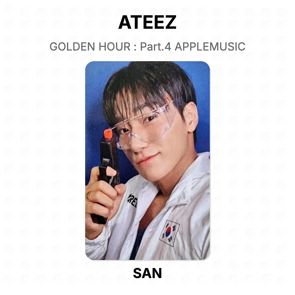 ATEEZ GOLDEN HOUR : Part.4 APPLEMUSIC Official Photocard