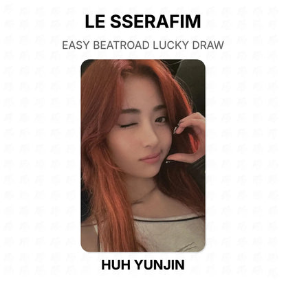 LE SSERAFIM EASY BEATROAD LUCKY DRAW Official Photocard