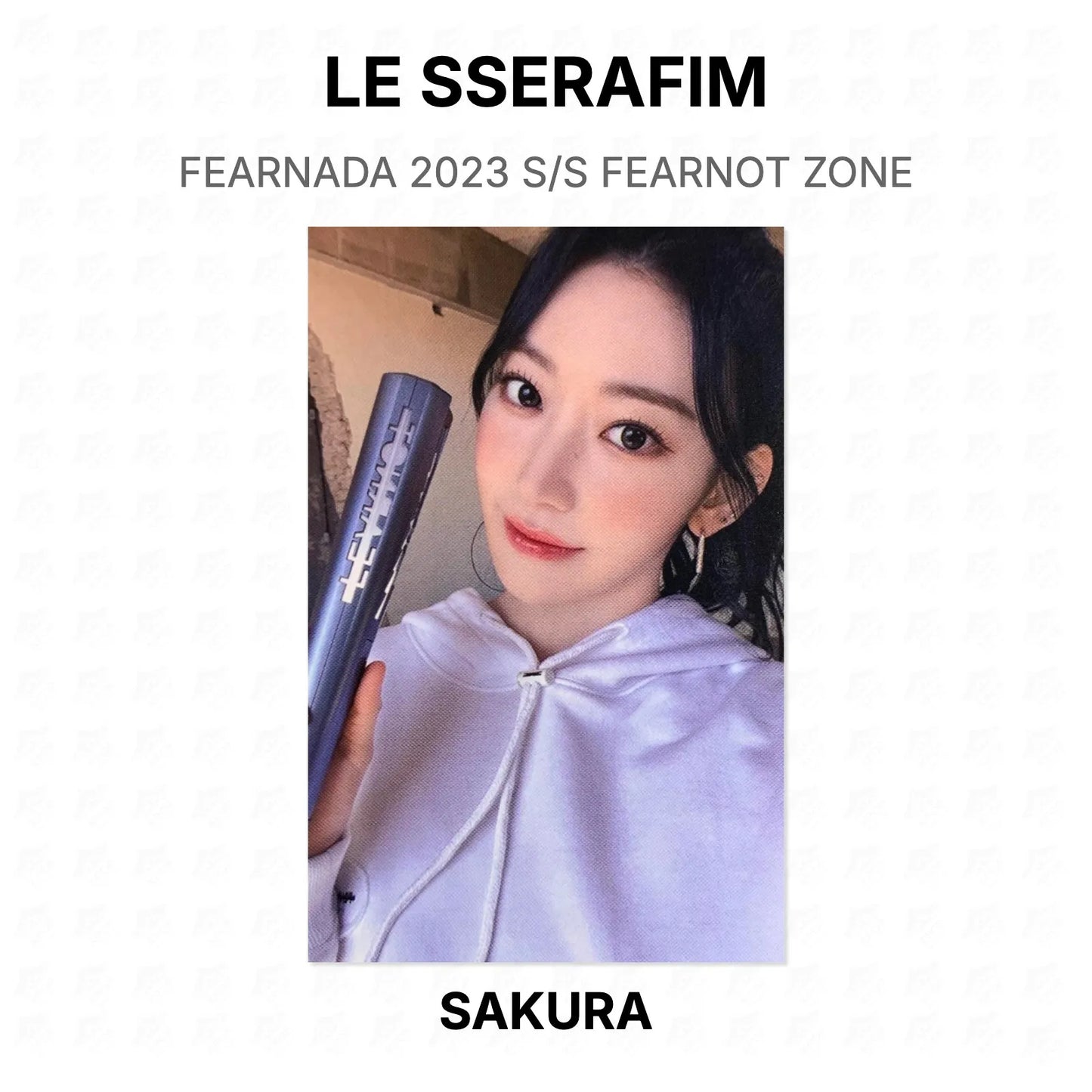 LE SSERAFIM FEARNADA 2023 S/S FEARNOT ZONE Official Photocard