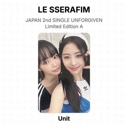 LE SSERAFIM JAPAN 2nd SINGLE UNFORGIVEN Limited Edition A Official Photocard