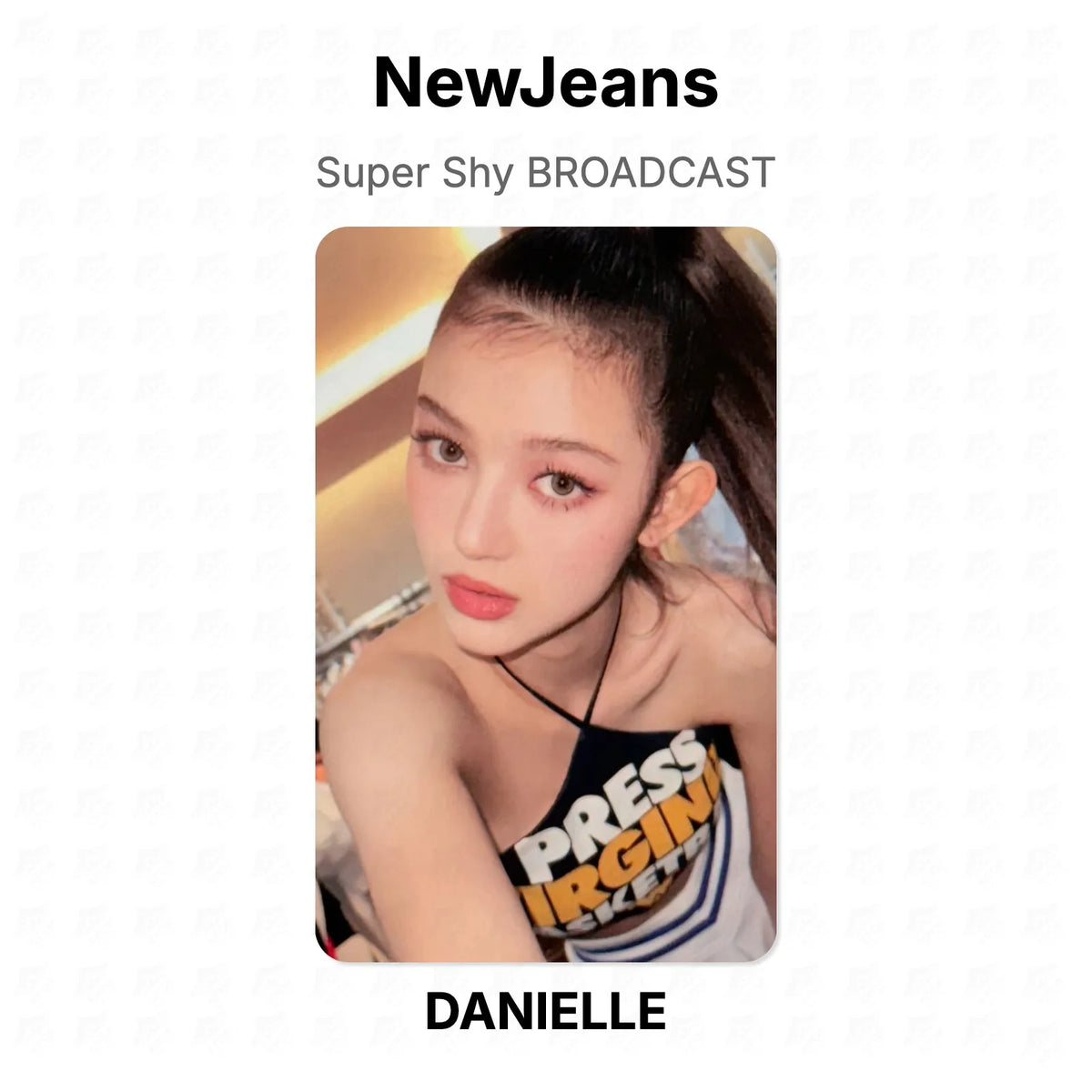 NewJeans Super Shy BROADCAST Official Photocard